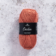 Cecilia 50g brick red